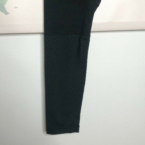 Zella Mesh Accent Leggings Size Medium Black - Picture 4 of 8